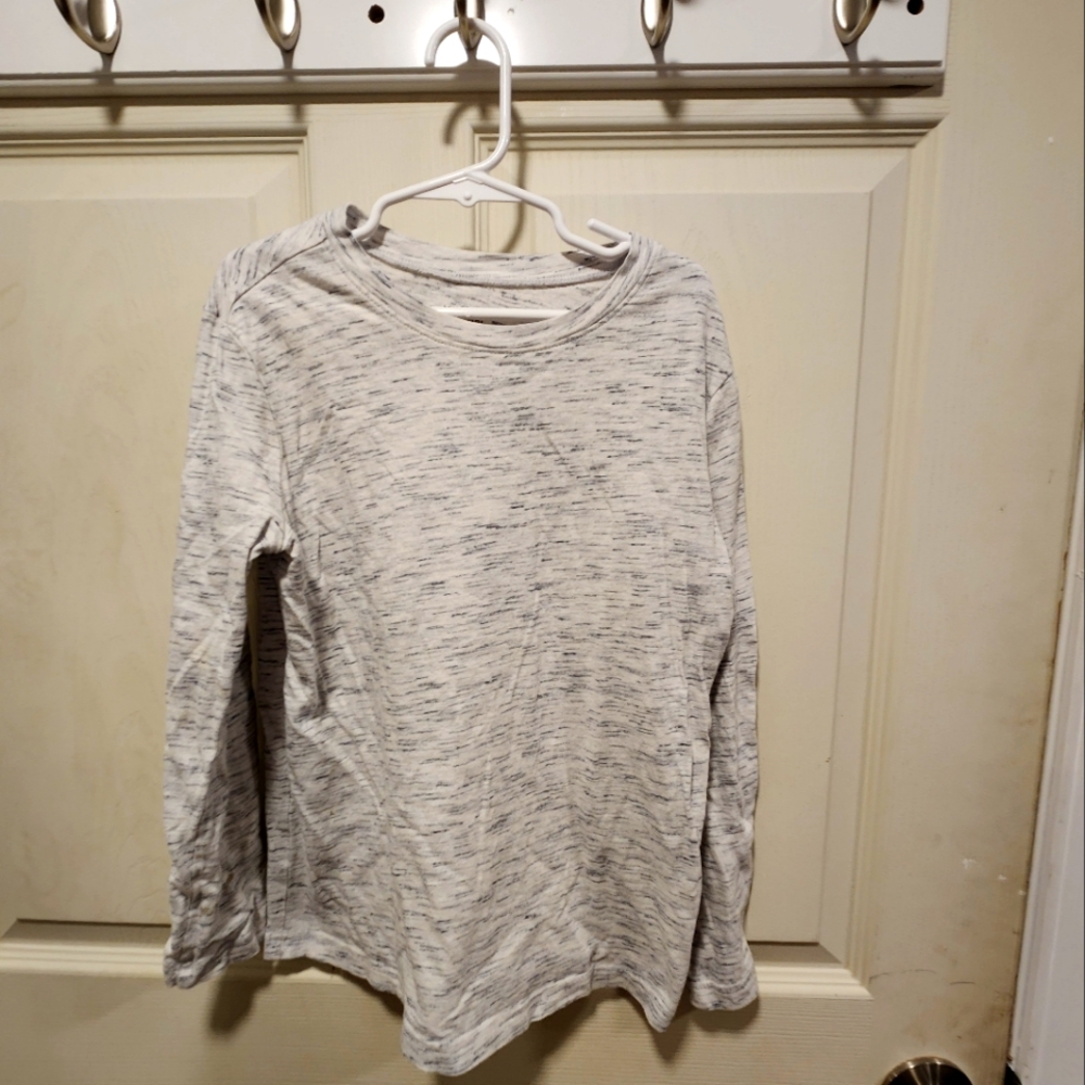Kids Gray Long Sleeve Shirt